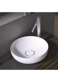 Resim Esvit Lapino Vision 42 CM Tezgah Üstü Deliksiz Çanak Lavabo 6342 Dahil 