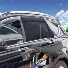 Resim Ankaflex Oto Güneşlik Perde Araç Yan Cam Arka Koltuk Güneş Koruyucu 