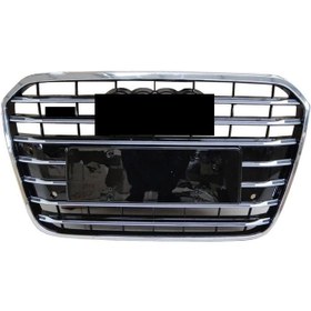 Resim Audi A6 S6 Panjur Krom/Siyah 2011-2014 Arası Uyumlu 