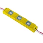 Resim Emay Center 3'lü Enjeksiyon Kasa Modül LED 12V, Arkası Yapışkanlı 12 Volt 3lü 5630 LED - Sarı 