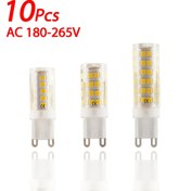 Resim 10 adet G9 LED Lamba, AC180-265V 3W 5W 7W LED Seramik SMD2835 LED G9 Ampul Sıcak / Soğuk Beyaz Spot Işık Halogen ışığını değiştirin 
