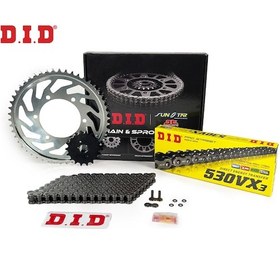 Resim Zincir Dişli Seti Honda Cbr 1000rr 1000 Cc 2006-2007 / Honda / Cbr 1000rr / 1000cc / Zincir: Dıd-530vx3 Çelik -114 / Ön-arka Dişli: Jt 16t-42t / 2006-2007 1.Resim 