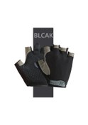 Resim Liangmei Half Finger Gloves Gym Fitness Anti-slip Women Men Gel 2 