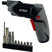 Resim Şarjlı Vidalama Seti 3.6V Akülü Elektrikli Tornavida Kullanımı Kolay ve Pretik Manyetik Elektrikli Tornavida Ev Için LED Çalışma Işığı S10B (S10B) 