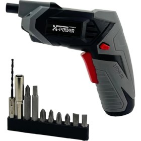 Resim Şarjlı Vidalama Seti 3.6V Akülü Elektrikli Tornavida Kullanımı Kolay ve Pretik Manyetik Elektrikli Tornavida Ev Için LED Çalışma Işığı S10B (S10B) 