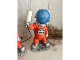 Resim Astronot Adam Lamba,abajur ,çocuk Odası Abajur,turuncu 