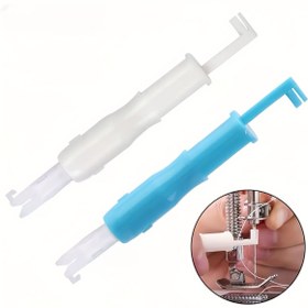 Resim 2 Adet Dikiş İpliği Geçirici Set, Hızlı İplik Geçirme Özellikli Otomatik İğne İpliği Geçirici, Yaşlı Dostu Dikiş Aleti, Ev Tipi Dikiş Makinesi Yardımcısı 