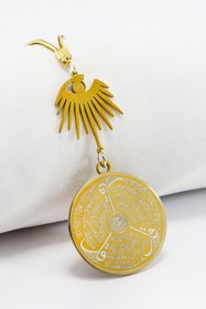 Resim biuti Zirkon Taşlı Göz Figürlü Ayetel Kürsi Allah Lafzı Felak Nas İhlas Komple Çelik Araba Ayna Süsü 