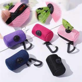 Resim 1 Adet/3 Adet Kolay Taşınabilir Evcil Hayvan Dışkı Toplama Torbası, Dayanıklı ve Sızdırmaz Köpek ve Kedi Dışkısı Torba Dispenseri, Yürüyüş İçin Evcil Hayvan Temizlik Malzemeleri 