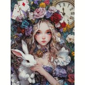 Resim Rüya Manzarası Elmas Boyama Seti, Yuvarlak Elmas Sanatı Asılı Dekor, 20x30cm/25x35cm/30x40cm, Yağlı Tuval, Ev Yatak Odası Oturma Odası Dekor Hediyesi için DIY El Sanatları Aracı 