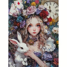 Resim Rüya Manzarası Elmas Boyama Seti, Yuvarlak Elmas Sanatı Asılı Dekor, 20x30cm/25x35cm/30x40cm, Yağlı Tuval, Ev Yatak Odası Oturma Odası Dekor Hediyesi için DIY El Sanatları Aracı 