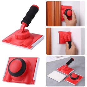 Resim 2.54 cm Plastik Fiber Yün Late Boya Kenar Fırçaları, Çok Fonksiyonlu, Dübel Sapı, Plastik Malzeme ile, Duvar, Tavan, Köşe Boyama, Renk Ayırıcı Trimmer Araçları 
