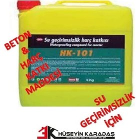 Resim GEN HK-101 LATEX SU GEÇİRİMSİZLİK HARÇ KATKI SIVISI 5 LT 