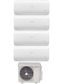 Resim Bosch Multi Split Inverter Klima 36000 Btu 1 Dış + 4 Iç Ünite 18000 +12000 + 9000 + 9000 Btu 