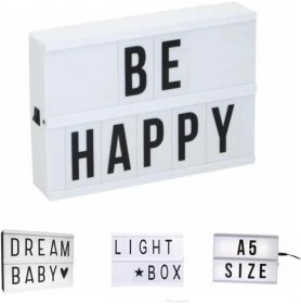 Resim Sinematik Lightbox Dekorasyon Aydınlatma Aksesuarları (A5 Boyut) 