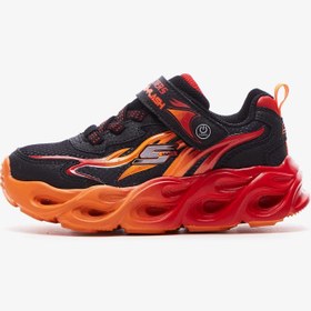 Resim Skechers THERMO-FLASH ERKEK ÇOCUK AYAKKABI 400103L-BKRD 