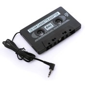 Resim Kablolu Araç Oto Teyp Kaset Adaptörü Mp3 Mp4 Cd Çalar Aux Player 