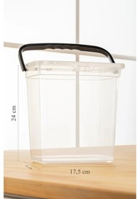 Resim Meleni Home 4'lü Un Ve Bakliyat Kabı 6 Lt Saklama Kabı 