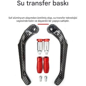 Resim Apec Ps5 Manet Koruma Karbon Desenli-turuncu Dekorlu-mkm23117 