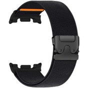 Resim Gateesat Samsung Galaxy Watch Ultra 8 Classic Nylon Buckle Kayış Siyah 