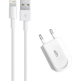 Resim LinkTech I665 Flat Mini Design Lightning Şarj Aleti 1.2A 5V Beyaz 