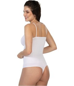 Resim Beyaz Mı Emay 1927 İp Askıllı Ripli String Body Beyaz 