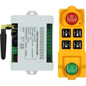 Resim Serfhyff DC12V -36V 4ch Kablosuz Uzaktan Kumanda LED Işık Anahtarı Röle Çıkış Radyosu Rf Su Geçirmez Verici ve 433MHZ Alıcı (Yurt Dışından) 