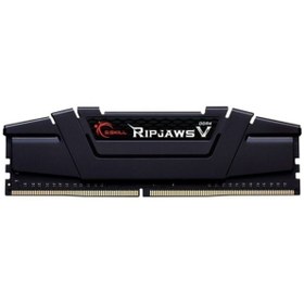 Resim GSKILL RipjawsV Siyah 8GB (1x8GB) DDR4 3600Mhz CL18 Pc Ram F4-3600C18S-8GVK (1.35V) 