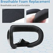 Resim AODELAN Compatible with Oculus Quest 2 Face Bracket Replacement,VR Breathable Foam Face Pad Protective for Meta Quest 2,Comfortable Face Cover Cushion VR Accessories 