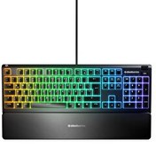 Resim SteelSeries Apex 3 RGB Türkçe Gaming Klavye 