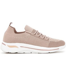 Resim Kadın Bej Sneaker 