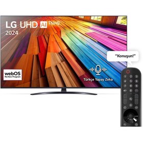 Resim LG 50 inç LG UHD UT91 4K Smart TV AI Sihirli Kumanda HDR10 webOS24 2024 