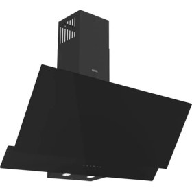 Resim Vestel AD-93320 S Eğimli Davlumbaz Duvar Tipi Siyah Cam Yüzeyli 90 cm 640 m3/sa Hava Debisi 