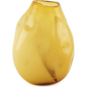 Resim Mikasa Moor Oranj Degrade Cam Vazo 25x19x32cm 