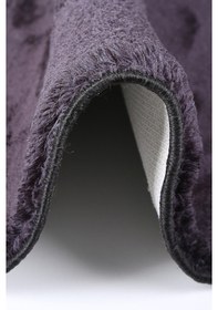 Resim Elite Siyah 150x230 Cm Büyük Ebat Peluş Banyo Paspası Kaymaz Siyah 