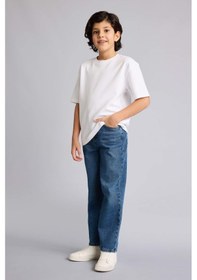 Resim Defacto Straıght Fıt Düz Paça Jean Pantolon Erkek Çocuk F9953a826spnm84 İndigo-nm84 