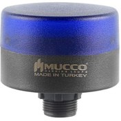 Resim MUCCO Snt-s725-fb Somun Flaşör-buzzer Ledli Mini Tepe Lambası 40-260v-Mavi 