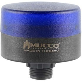 Resim MUCCO Snt-ms725-fb Somun Flaşör-buzzer Ledli Mini Tepe Lambası 40-260v-mavi 