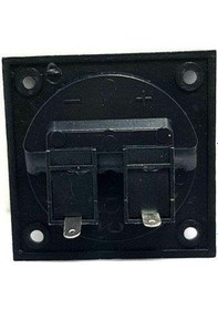 Resim Electroon İkili Hoparlör Terminali Kare 57X57MM - 100ADET 