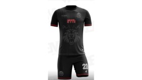 Resim Tefenni Belediye Spor Bozkurt Özel Tasarım Forma Siyah Forma Bozkurt Forma 