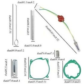 Resim Pazly 1 Takım 12v Araba Hava Dizel Seramik On Isıtma Fisisi 5 8kw Isitici Fis Braketi 