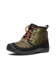 Resim Keen 1029426 Howser Iı Chukka Wp Dark Olive/gold Flame Kadın Outdoor Bot Olive Yeşil 
