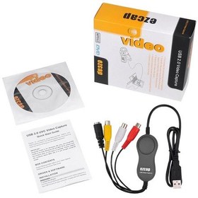 Resim Ezcap159 Usb 2.0 Analog Video Capture Mac Uyumlu Rca Composit S-video Görüntü Yakalama Kartı 