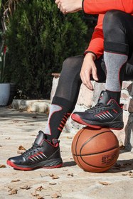 Resim Jump 27800 Siyah-kırmızı Ortopedik Erkek Basketbol Ayakkabı TYC037696696 