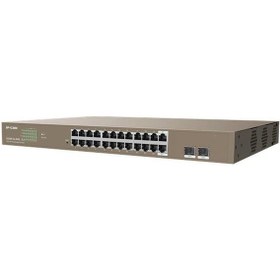 Resim Ip-Com G3326P-24-410 W 24 Port Gıgabıt+ 2x1 Gb Sfp Uplınk L2 Yönetilebilir Rackmount Switch 