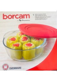 Resim Paşabahçe Kapaklı Yuvarlak Borcam Tencere 2100 CC 59001 