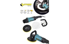 Resim Sturdy Japon Tecnologhy Du6 Profesyonel Polisaj Makinası 4400 W 180 mm 6 Kademeli Pasta Cila Uygulama 