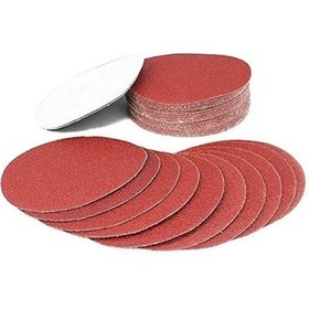 Resim Disk Zımpara Cırtlı 11,5Cm 220 Kum 10 Adet 