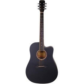 Resim Fenix DA120C-CBK Akustik Gitar (Siyah) 