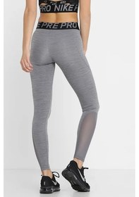 Resim Nike Pro Tigh Fit Full Length Leggings Toparlayıcı Tam Boy Gri Tayt Gri 